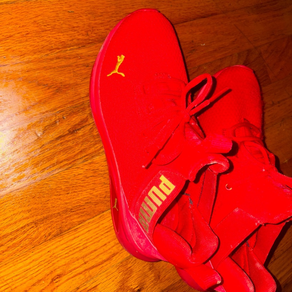 Puma Bold Red Slip-On Sneakers